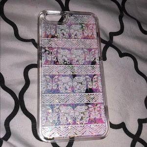 iPhone 6s Case, elephant and hearts waterfall